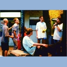 thumbnail We were able to call home during the Wednesday night service. In 2001, nobody had a cell phone. Can you say 